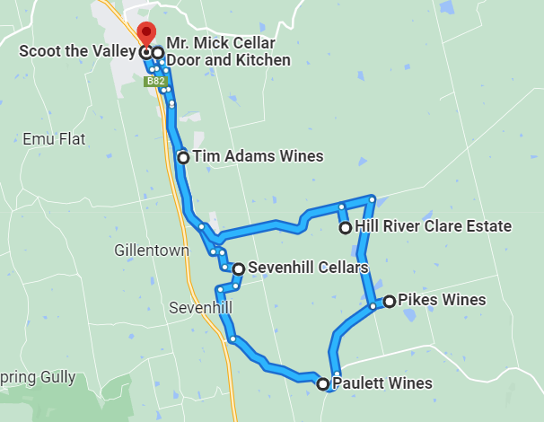 riesling trail clare valley bike hire